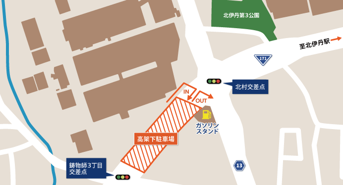 第2駐車場地図